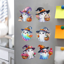 Load image into Gallery viewer, 6Pcs Acrylic Special Shape Butterfly Fairy Fridge Stickers for Car Mailbox Decor