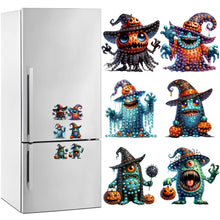 Load image into Gallery viewer, 6Pcs Acrylic Special Shape Butterfly Fairy Fridge Stickers for Car Mailbox Decor