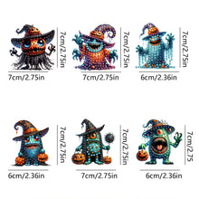 Load image into Gallery viewer, 6Pcs Acrylic Special Shape Butterfly Fairy Fridge Stickers for Car Mailbox Decor