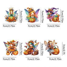 Load image into Gallery viewer, 6Pcs Acrylic Special Shape Butterfly Fairy Fridge Stickers for Car Mailbox Decor