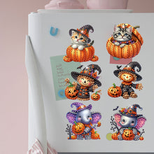 Load image into Gallery viewer, 6Pcs Acrylic Special Shape Butterfly Fairy Fridge Stickers for Car Mailbox Decor