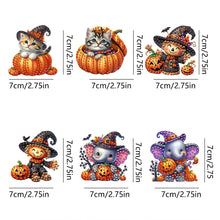 Load image into Gallery viewer, 6Pcs Acrylic Special Shape Butterfly Fairy Fridge Stickers for Car Mailbox Decor