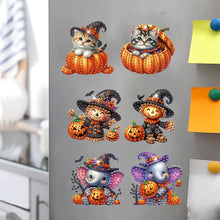 Load image into Gallery viewer, 6Pcs Acrylic Special Shape Butterfly Fairy Fridge Stickers for Car Mailbox Decor