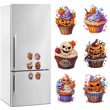 Load image into Gallery viewer, 6Pcs Acrylic Special Shape Butterfly Fairy Fridge Stickers for Car Mailbox Decor