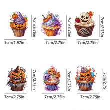 Load image into Gallery viewer, 6Pcs Acrylic Special Shape Butterfly Fairy Fridge Stickers for Car Mailbox Decor