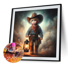 Load image into Gallery viewer, Diamond Painting - Full Round - Indian child (40*40CM)
