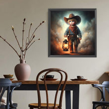 Load image into Gallery viewer, Diamond Painting - Full Round - Indian child (40*40CM)