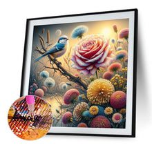 Load image into Gallery viewer, Diamond Painting - Full Round - Rose dandelion bird (40*40CM)