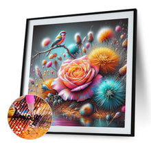 Load image into Gallery viewer, Diamond Painting - Full Round - Rose dandelion bird (40*40CM)
