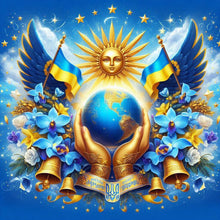 Load image into Gallery viewer, Diamond Painting - Full Round - Protect the blue earth (40*40CM)