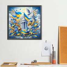 Load image into Gallery viewer, Diamond Painting - Full Round - Protect the blue earth (40*40CM)