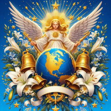 Load image into Gallery viewer, Diamond Painting - Full Round - Protect the blue earth (40*40CM)