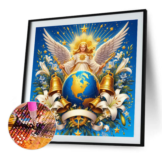 Diamond Painting - Full Round - Protect the blue earth (40*40CM)