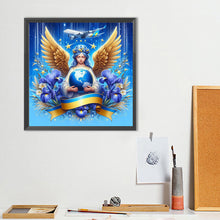 Load image into Gallery viewer, Diamond Painting - Full Round - Protect the blue earth (40*40CM)