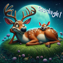 Load image into Gallery viewer, AB Diamond Painting - Full Round - Good night (40*40CM)