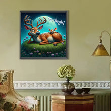 Load image into Gallery viewer, AB Diamond Painting - Full Round - Good night (40*40CM)