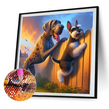 Load image into Gallery viewer, AB Diamond Painting - Full Round - Naughty dog (40*40CM)