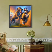 Load image into Gallery viewer, AB Diamond Painting - Full Round - Naughty dog (40*40CM)