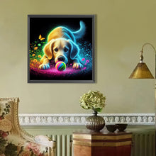 Load image into Gallery viewer, AB Diamond Painting - Full Round - Playing ball pet (40*40CM)