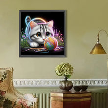Load image into Gallery viewer, AB Diamond Painting - Full Round - Playing ball pet (40*40CM)
