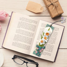 Load image into Gallery viewer, 4Pcs Special Shape Bouquet Diamond Painting Bookmark Art Project for Book Lovers