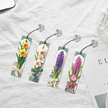 Load image into Gallery viewer, 4Pcs Special Shape Bouquet Diamond Painting Bookmark Art Project for Book Lovers