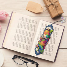 Load image into Gallery viewer, 4Pcs Special Shape Bluebird Diamond Painting Bookmark Art Project for Book Lover