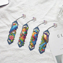 Load image into Gallery viewer, 4Pcs Special Shape Bluebird Diamond Painting Bookmark Art Project for Book Lover