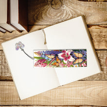 Load image into Gallery viewer, 4Pcs Special Shape Butterfly Flower Diamond Painting Bookmark Art Projects