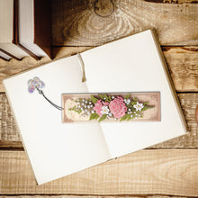 Load image into Gallery viewer, 3Pcs Special Shape Rose Bouquet Diamond Painting Bookmark for Book Lovers