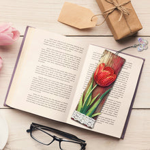 Load image into Gallery viewer, 3Pcs Special Shape Tulip Lily Diamond Painting Bookmark for Book Lovers