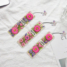 Load image into Gallery viewer, 3Pcs Special Shape Daisy Bouquet Diamond Painting Bookmark for Book Lovers