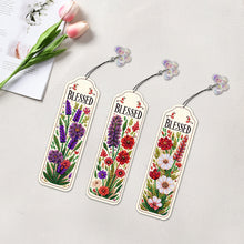 Load image into Gallery viewer, 3Pcs Special Shape Daisy Bouquet Diamond Painting Bookmark for Book Lovers