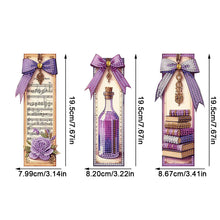 Load image into Gallery viewer, 3Pcs Special Shape Magic Potion Diamond Painting Bookmark for Book Lovers