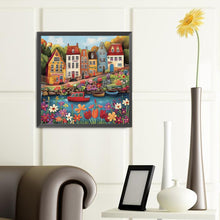 Load image into Gallery viewer, Diamond Painting - Full Round - Colorful cartoon house (40*40CM)