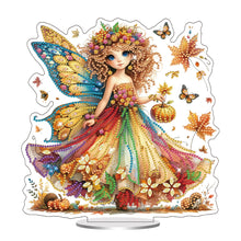 Load image into Gallery viewer, Acrylic Special Shaped Butterfly Girl Diamond Painting Desktop Decor for Adults