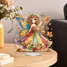 Load image into Gallery viewer, Acrylic Special Shaped Butterfly Girl Diamond Painting Desktop Decor for Adults