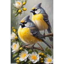 Load image into Gallery viewer, Diamond Painting - Full Round - Bird and flower (30*45CM)
