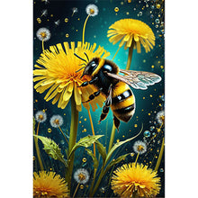 Load image into Gallery viewer, Diamond Painting - Full Round - Bee and flower (30*45CM)