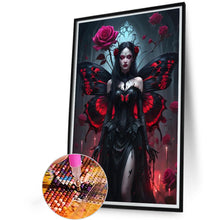 Load image into Gallery viewer, Diamond Painting - Full Round - Dark butterfly girl (40*60CM)