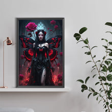Load image into Gallery viewer, Diamond Painting - Full Round - Dark butterfly girl (40*60CM)