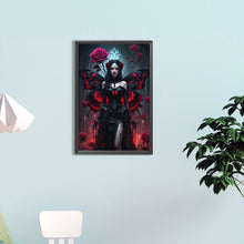 Load image into Gallery viewer, Diamond Painting - Full Round - Dark butterfly girl (40*60CM)