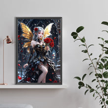 Load image into Gallery viewer, Diamond Painting - Full Round - Rose butterfly girl (40*60CM)
