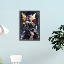 Load image into Gallery viewer, Diamond Painting - Full Round - Rose butterfly girl (40*60CM)