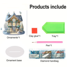 Load image into Gallery viewer, Acrylic Christmas House 5D DIY Diamond Painting Art Tabletop Decorations