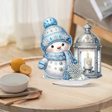 Load image into Gallery viewer, Acrylic Christmas Snowman 5D DIY Diamond Painting Art Tabletop Decorations