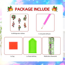 Load image into Gallery viewer, 6Pcs Acrylic Special Shape Floral Dinosaur Fridge Stickers for Car Mailbox Decor