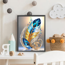 Load image into Gallery viewer, Diamond Painting - Partial Special Shaped - Gorgeous feathers (30*40CM)