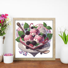Load image into Gallery viewer, Diamond Painting - Partial Special Shaped - Dessert ice cream (30*30CM)