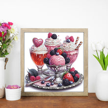 Load image into Gallery viewer, Diamond Painting - Partial Special Shaped - Dessert ice cream (30*30CM)